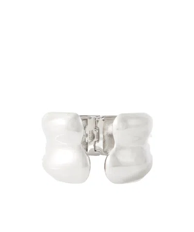 Tom Ford Liza Silver-tone Cuff In Metallic