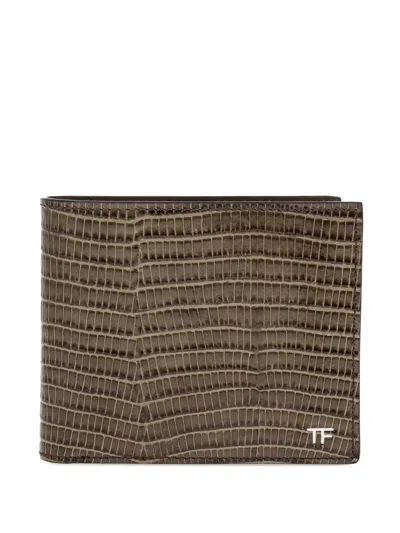 Tom Ford Lizard-effect Leather Wallet