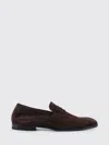 Tom Ford Gigi Leather-trimmed Croc-effect Velvet Penny Loafers In Brown