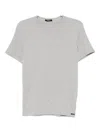 Tom Ford Logo-appliqué Cotton T-shirt In Gray