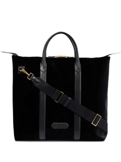 Tom Ford Logo-appliqué Holdall Bag