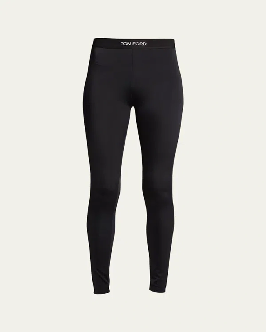 Tom Ford Logo-band Skinny Leggings In Black | ModeSens