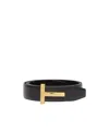 Tom Ford Logo Belt In Black