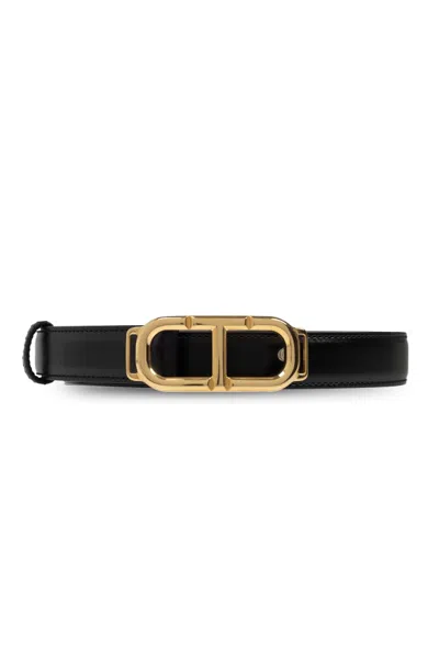 TOM FORD TOM FORD T LOGO BUCKLE BELT