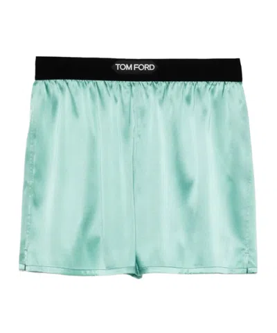 TOM FORD TOM FORD STRETCHED SATIN BOXER SHORTS