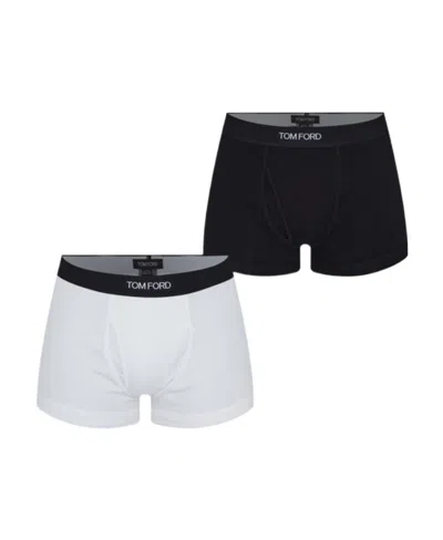 Tom Ford Logo Boxer Panties In Animal Print