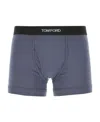 Tom Ford Cotton Stretch Jersey Boxer Briefs In Gray