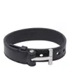 Tom Ford Men Leather T Bracelet In Black
