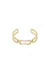 Tom Ford Gold Medium Whitney Cuff Bracelet In Yellow
