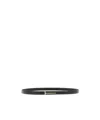 Tom Ford Slim T Leather Belt In Black