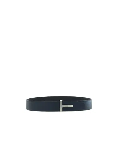 Tom Ford Logo-buckle Leather Belt