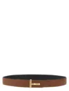 Tom Ford Logo Buckle Reversible Belt Belts Multicolor