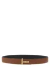 Tom Ford Logo Buckle Reversible Belt Belts Multicolor
