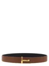 Tom Ford Logo Buckle Reversible Belt Belts Multicolor