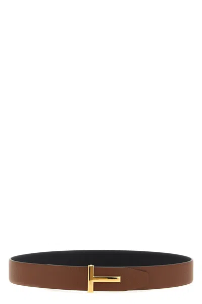 TOM FORD LOGO BUCKLE REVERSIBLE BELT