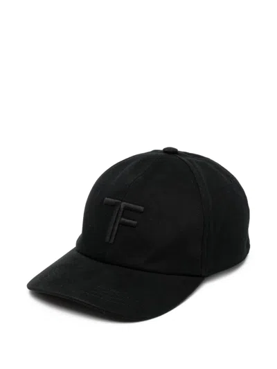 TOM FORD Tom Ford Logo Canvas Baseball Cap