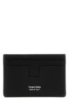 Tom Ford Black Card-holder With Embossed Logo