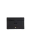 Tom Ford Tf Card Holder In Grained Leather