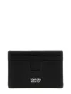 Tom Ford Black Card-holder With Embossed Logo