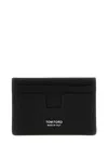 Tom Ford Black Card-holder With Embossed Logo
