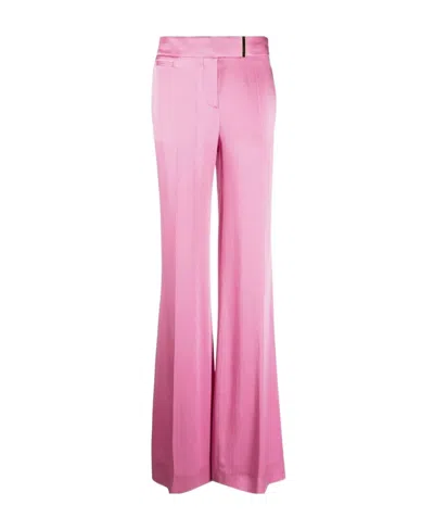 Tom Ford Logo Casual Pants In Pink
