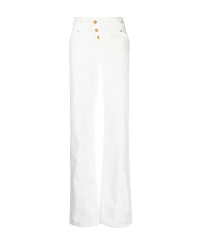 Tom Ford Logo Casual Pants In White