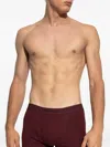Tom Ford Logo Cotton-blend Boxer Shorts In Red