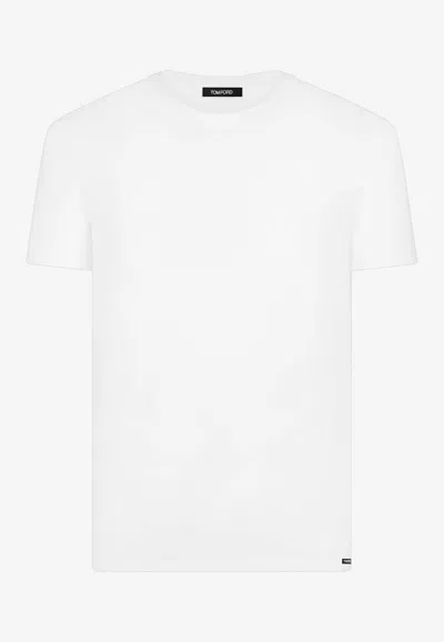 Tom Ford White Clothing T-shirts And Polos In Multi