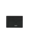 Tom Ford Logo Decal Card Holder In Black