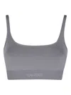 Tom Ford "bande Élastique" Scoop Neckline Stretch Fit In Gray