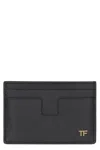 Tom Ford Logo Detail Leather Card Holder