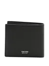 Tom Ford Logo Printed Wallet In Black