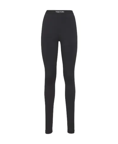 Tom Ford Logo Elastic Leggings