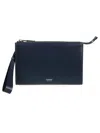 TOM FORD TOM FORD LOGO EMBOSSED MINI CLUTCH BAG