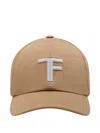 Tom Ford Logo-embroidered Baseball Cap Hat In Brown