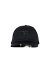 Tom Ford Logo Monogram Cotton Twill Baseball Cap In Black