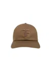 Tom Ford Cappello Baseball Con Ricamo In Brown