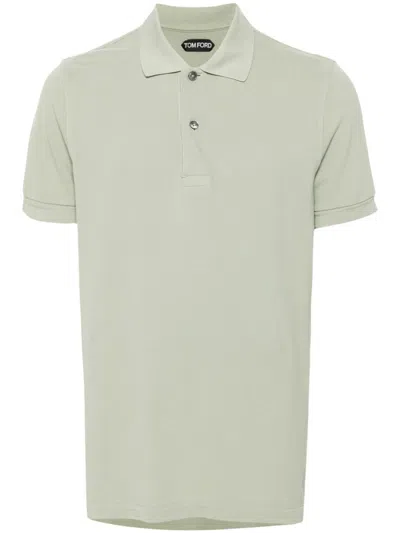 TOM FORD LOGO-EMBROIDERED POLO SHIRT