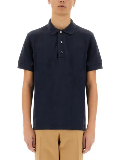 TOM FORD LOGO EMBROIDERED SHORT-SLEEVED POLO SHIRT