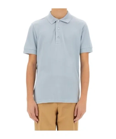 TOM FORD TOM FORD LOGO EMBROIDERED SHORT-SLEEVED POLO SHIRT