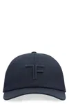 Tom Ford Logo Embroidery Baseball Cap In Blue