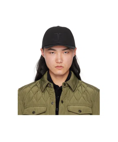 TOM FORD LOGO EMBROIDERY BASEBALL CAP