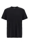 Tom Ford Black Stretch Cotton Crew Neck T-shirt