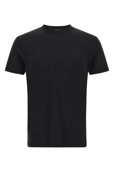 Tom Ford Logo Embroidery T-shirt In Black