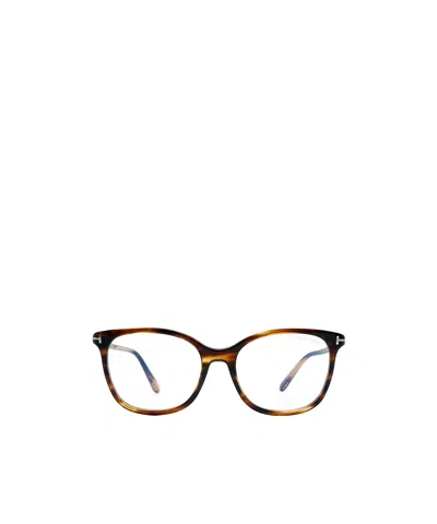 Tom Ford Logo Flat Mirror In Brown