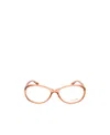 Tom Ford Logo Flat Mirror In Nude