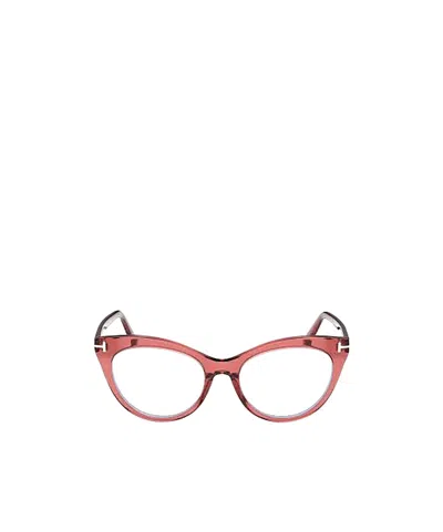 Tom Ford Logo Flat Mirror In Pink