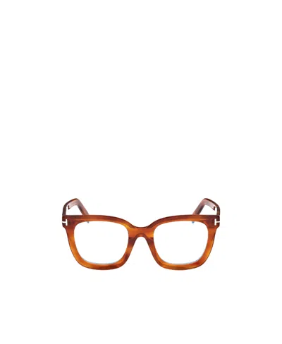 Tom Ford Logo Flat Mirror In Red