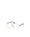 Tom Ford Blue Blocking Metal Cat-eye Glasses In White