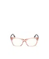 Tom Ford Logo Flat Mirror In Pink Vintage Rose Havana